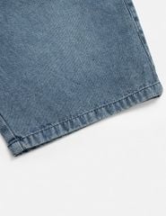 Quần short jean bé trai cạp chun