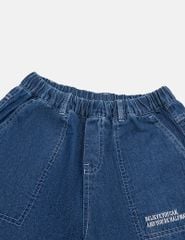 Quần short jean bé trai