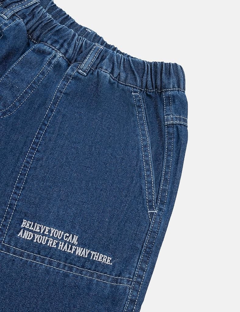 Quần short jean bé trai