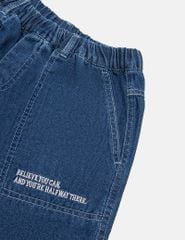Quần short jean bé trai