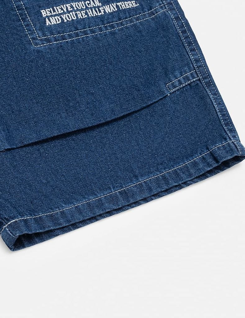 Quần short jean bé trai