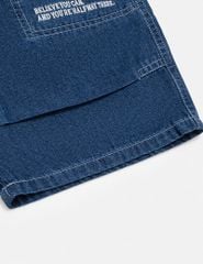 Quần short jean bé trai