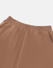 Quần short bé trai dệt kim chân quần trái