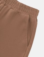 Quần short bé trai dệt kim chân quần trái