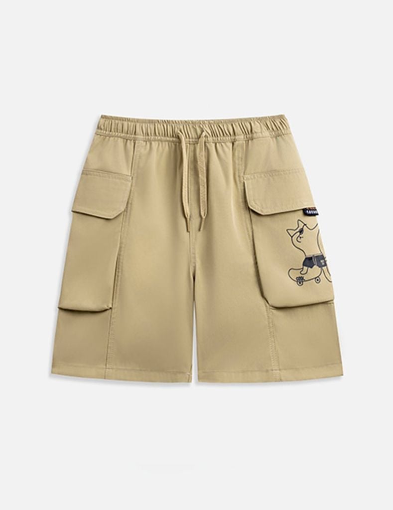 Quần short khaki bé trai