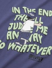 Áo T-shirt bé trai hình in trước ngực dáng suông rộng