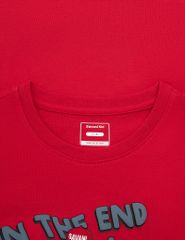 Áo T-shirt bé trai hình in trước ngực dáng suông rộng