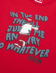 Áo T-shirt bé trai hình in trước ngực dáng suông rộng