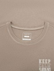 Áo T-shirt ngắn tay bé trai hình in trước ngực trái