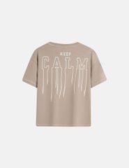 Áo T-shirt ngắn tay bé trai hình in trước ngực trái