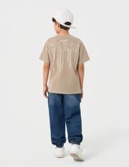 Áo T-shirt ngắn tay bé trai hình in trước ngực trái