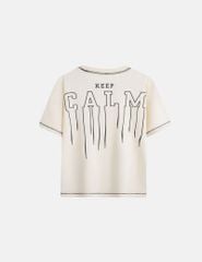 Áo T-shirt ngắn tay bé trai hình in trước ngực trái