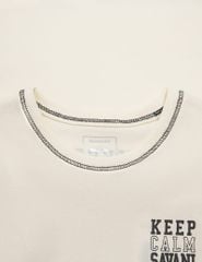 Áo T-shirt ngắn tay bé trai hình in trước ngực trái