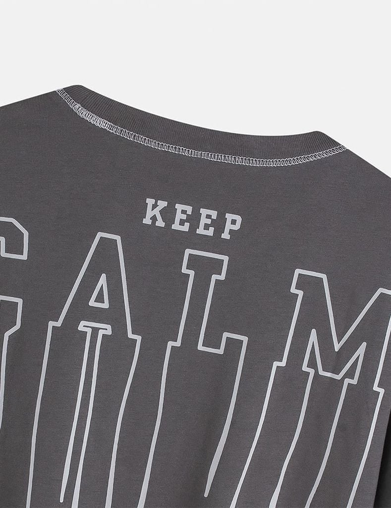 Áo T-shirt ngắn tay bé trai hình in trước ngực trái