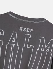 Áo T-shirt ngắn tay bé trai hình in trước ngực trái