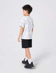 Áo t-shirt bé trai ngắn tay cổ tròn hình in