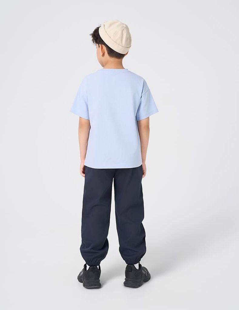 Quần khaki bé trai cạp chun phối