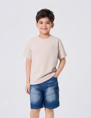 Áo t-shirt bé trai ngắn tay hình in trước ngực
