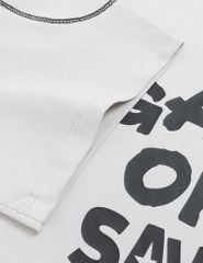 Áo thun ngắn tay cổ tròn bé trai