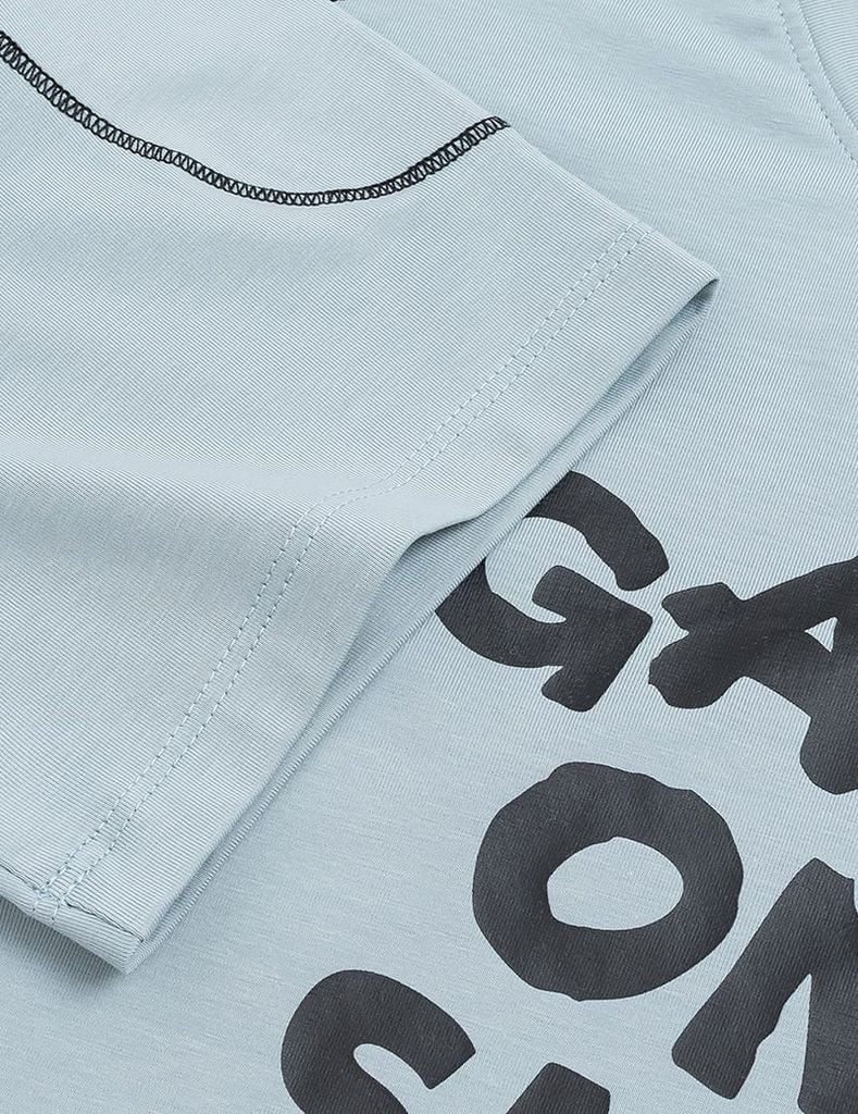 Áo thun ngắn tay cổ tròn bé trai