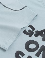 Áo thun ngắn tay cổ tròn bé trai