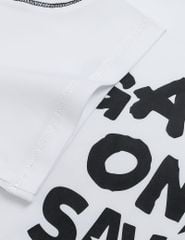 Áo thun ngắn tay cổ tròn bé trai