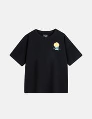 Áo thun ngắn tay bé trai cổ tròn