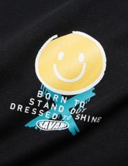 Áo thun ngắn tay bé trai cổ tròn