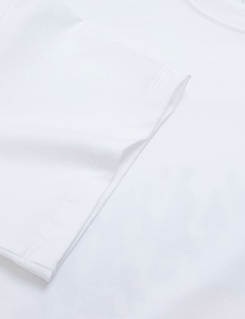 Áo thun ngắn tay bé trai cổ tròn