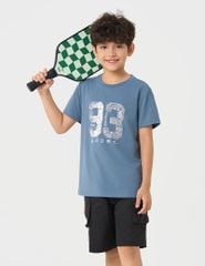 Áo thun ngắn tay cổ tròn bé trai