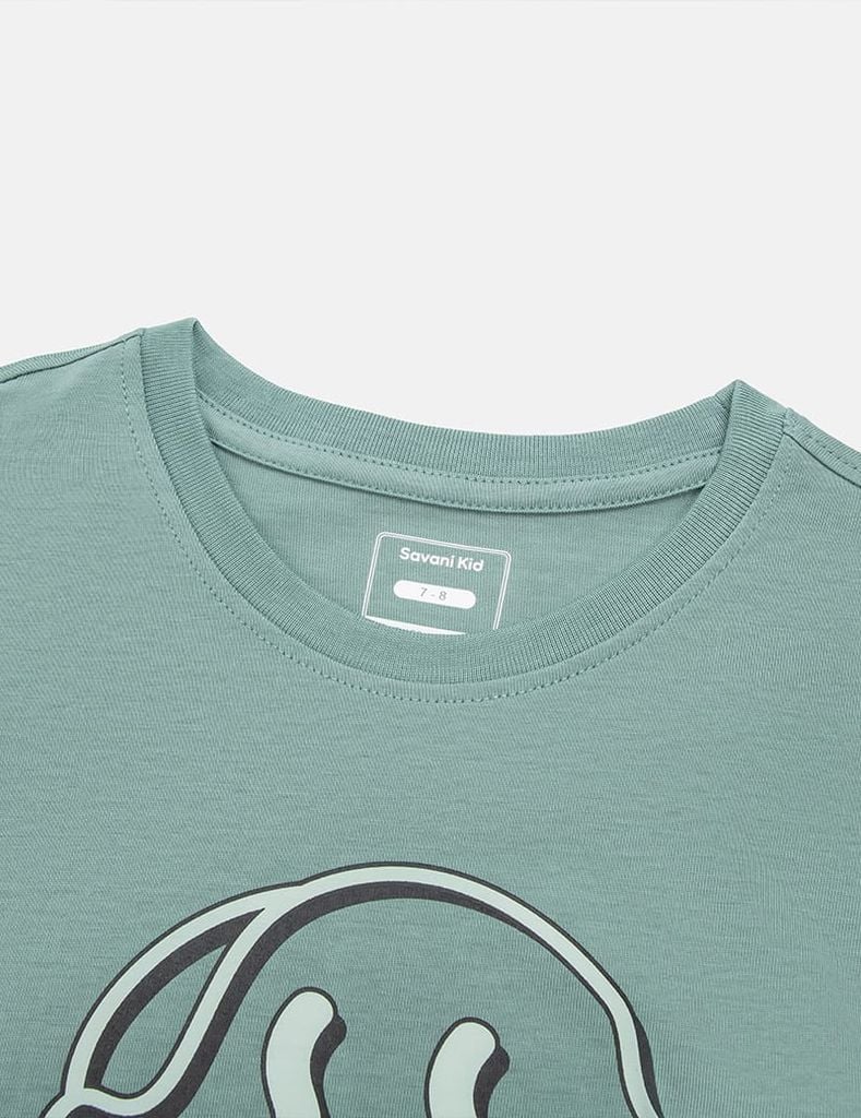 Áo sát nách bé trai hình in trước ngực