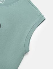 Áo sát nách bé trai hình in trước ngực