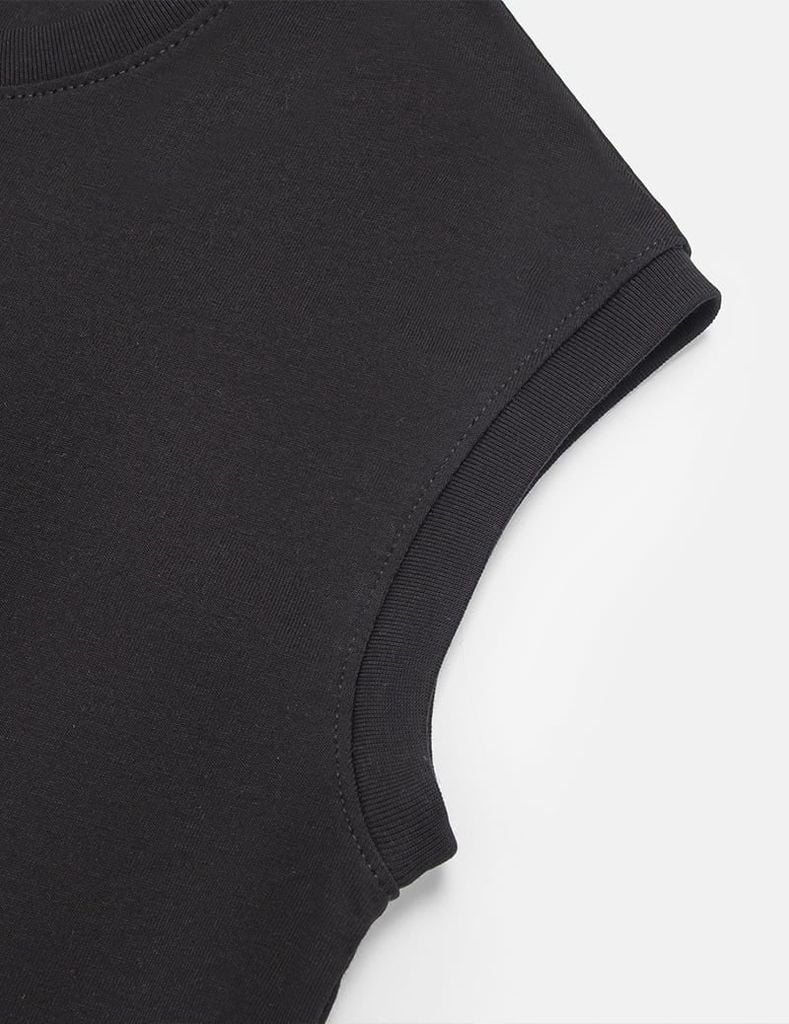 Áo sát nách bé trai hình in trước ngực