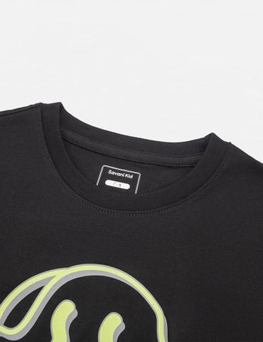 Áo sát nách bé trai hình in trước ngực