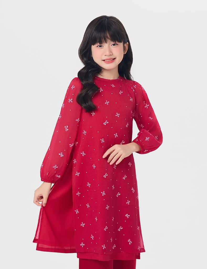Áo dài bé gái