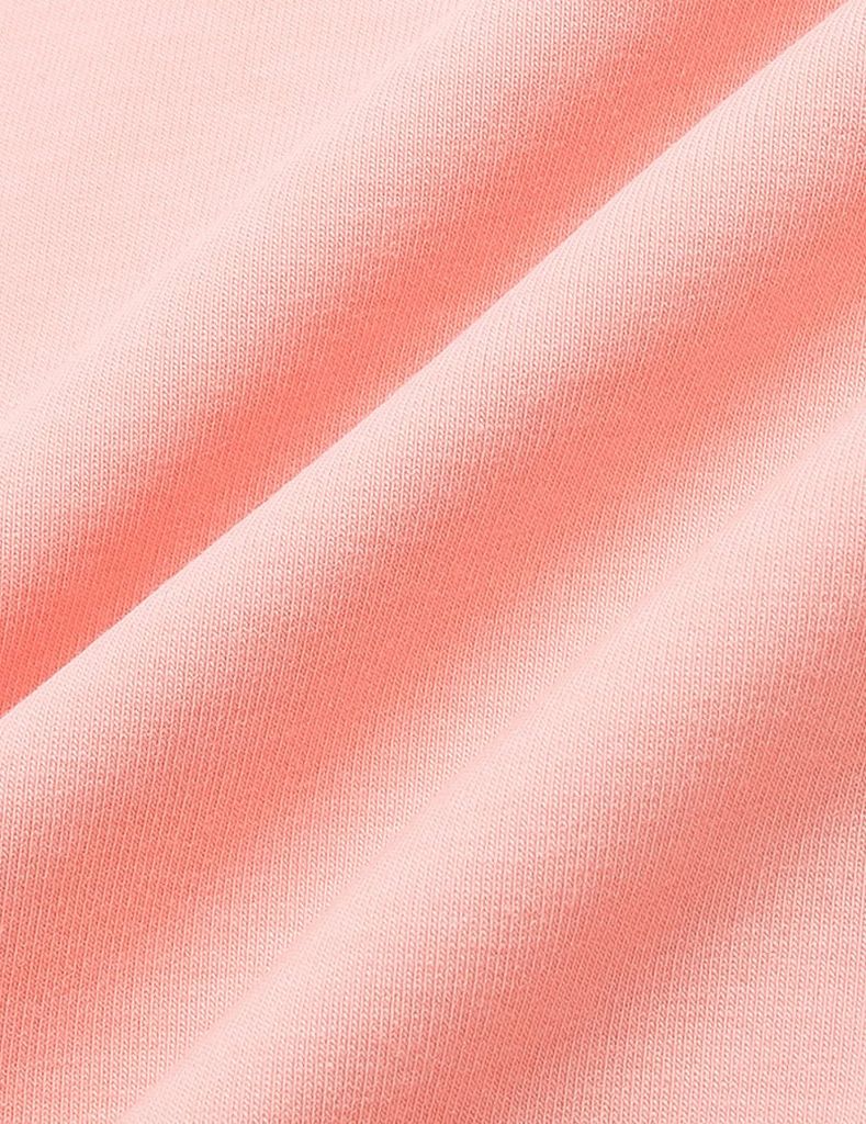 Áo nỉ cổ bẻ bé gái hình in trước ngực