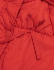 Áo phao chần bông bé gái nơ trang trí thân trước