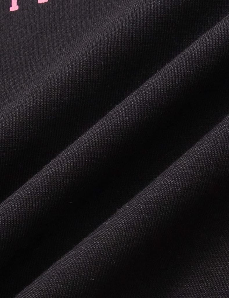 Bộ đồ cotton bé gái hình in trước ngực