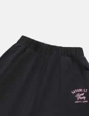 Bộ đồ cotton bé gái hình in trước ngực