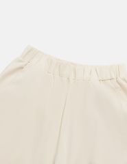 Bộ hè bé gái cổ tròn hình in trước ngực