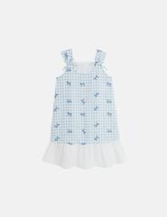 Váy liền dệt thoi bé gái