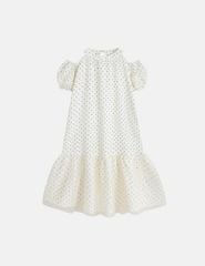 Váy liền dệt thoi bé gái