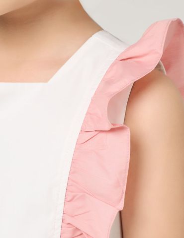 Váy liền 2 lớp bé gái