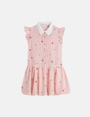 Váy liền dệt thoi bé gái