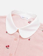 Váy liền dệt thoi bé gái