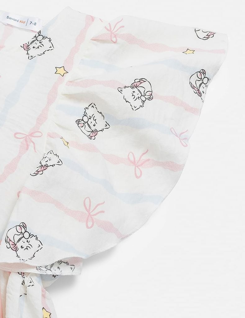 Váy liền dệt thoi bé gái