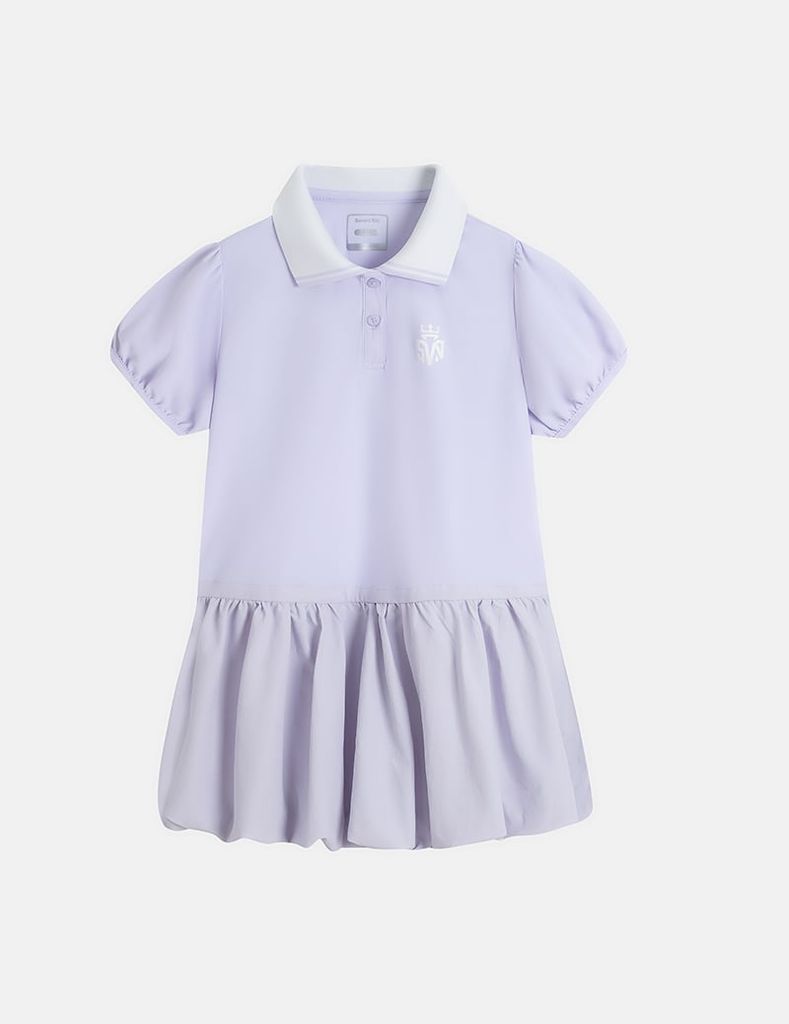 Váy liền dệt kim bé gái
