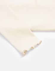 Áo giữ nhiệt bé gái cổ cao hình thêu thân trước