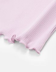 Áo giữ nhiệt bé gái cổ cao hình thêu thân trước