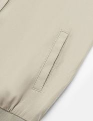 Áo khoác bomber bé gái hình in trước ngực